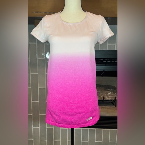 The North Face Womens Seamless Ombre Short Sleeve Crew Neck Tee Shirt medium - Picture 1 of 5